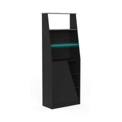 Libreria verticale nera 71x184h cm - Avena