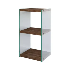 Librerie|Ufficio > Dmora Libreria verticale noce 40x80h cm - Zenobie Marrone Noce