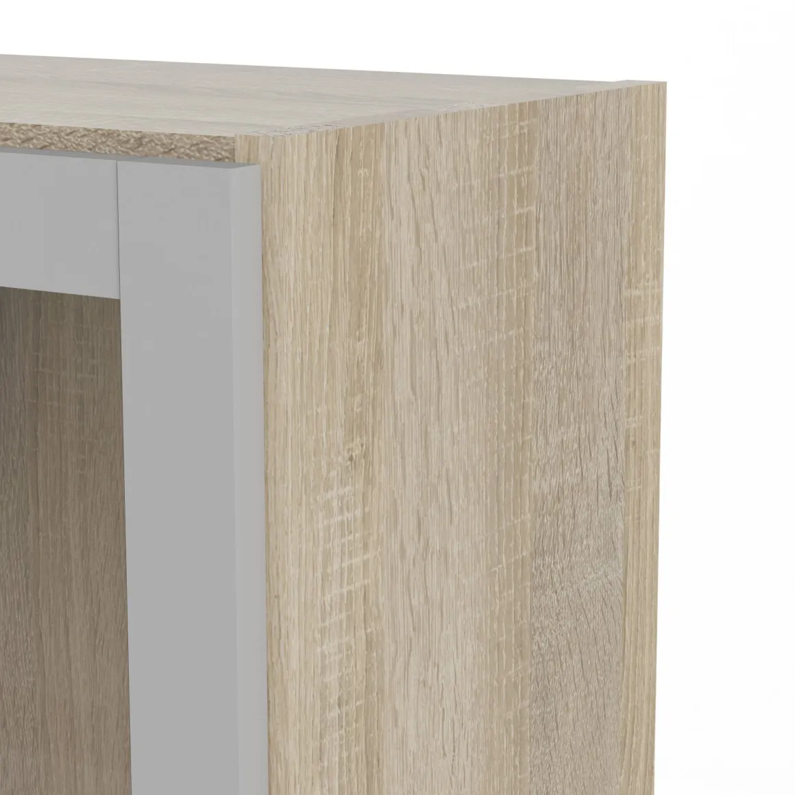 Libreria verticale quercia e bianca 40x203h cm - Greg