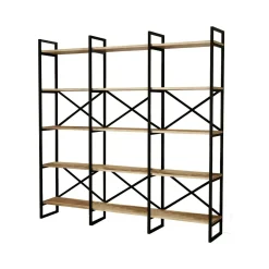 Librerie > Dmora Libreria verticale quercia 47x221h cm - Pabuk Marrone Quercia