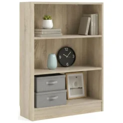 Librerie > Dmora Libreria verticale quercia 79x203h cm - Abelarda Marrone Quercia