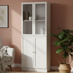Libreria XXL bianca 79x203h cm - Bagaladi