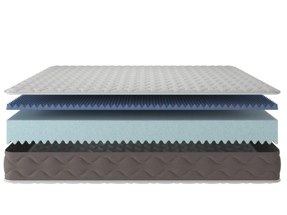 Materassi|Materassi Piazza E Mezza > Dmora Materasso anallergico piazza e mezza 120x200 in Memory Foam - Zaffiro Bianco