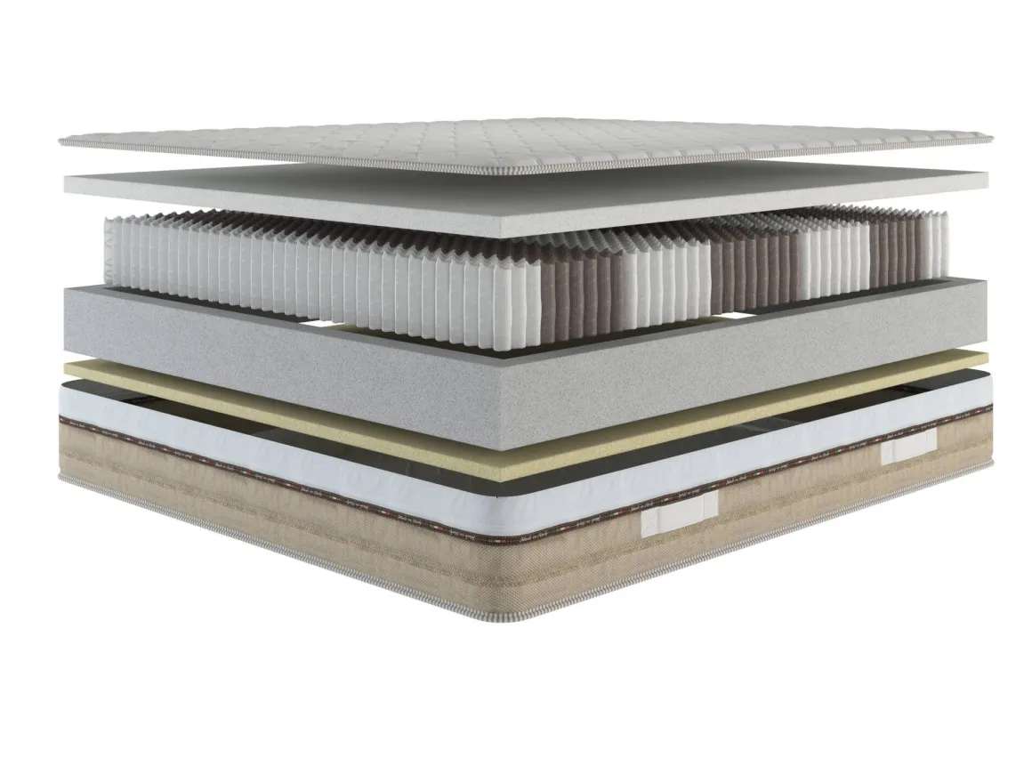 Materasso anatomico piazza e mezza 120x190 in Memory Foam - Asica