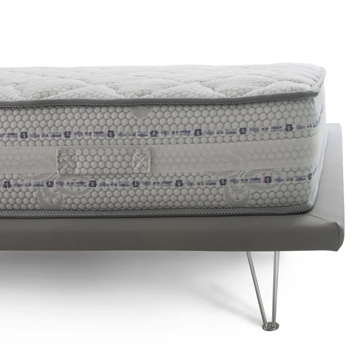 Materassi|Materassi Singoli > Dmora Materasso appoggio stabile singolo 80x200 in Memory Foam sfoderabile - Atilla Bianco