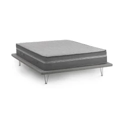 Materassi|Materassi Matrimoniali > Dmora Materasso comfort assoluto matrimoniale 160x190 in Memory Foam sfoderabile - Amomali Grigio