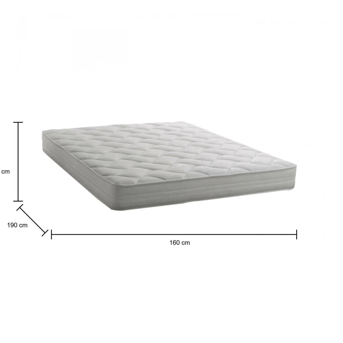 Materasso comfort avanzato matrimoniale 160x190 in WaterFoam sfoderabile - Anguilla