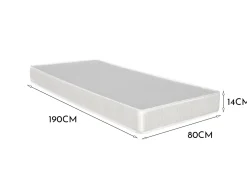 Materasso comfort dinamico singolo 80x190 in Plastica - Tedalda