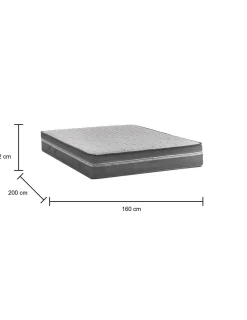 Materasso comfort evoluto matrimoniale 160x200 in Memory Foam sfoderabile - Amomali