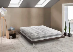 Materasso comfort naturale notturno matrimoniale 180x200 in Memory Foam sfoderabile - Aghi