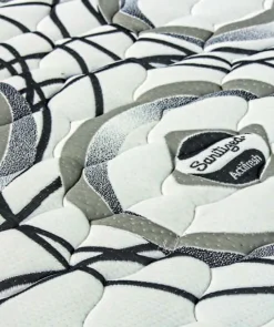 Materassi|Materassi Singoli > Dmora Materasso comfort stabile notturno singolo 80x190 in Memory Foam sfoderabile - Sermenza Grigio, Bianco