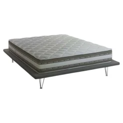 Materassi|Materassi Singoli > Dmora Materasso comfort uniforme prolungato singolo 90x190 in Memory Foam sfoderabile - Assi Bianco