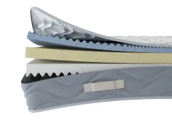 Materassi|Materassi Singoli > Dmora Materasso compressione bilanciata singolo 90x200 in Memory Foam - Ator Bianco