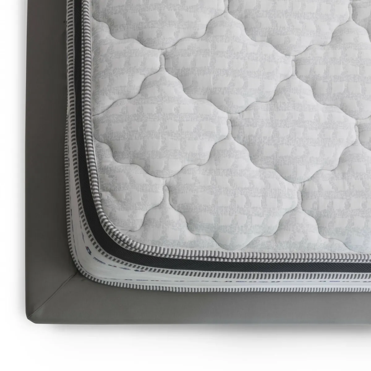 Materassi|Materassi Singoli > Dmora Materasso elasticità graduale singolo 80x190 in Memory Foam sfoderabile - Adrano Azzurro, Bianco