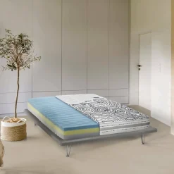 Materasso elastico piazza e mezza 120x190 in Memory Foam sfoderabile - Malika