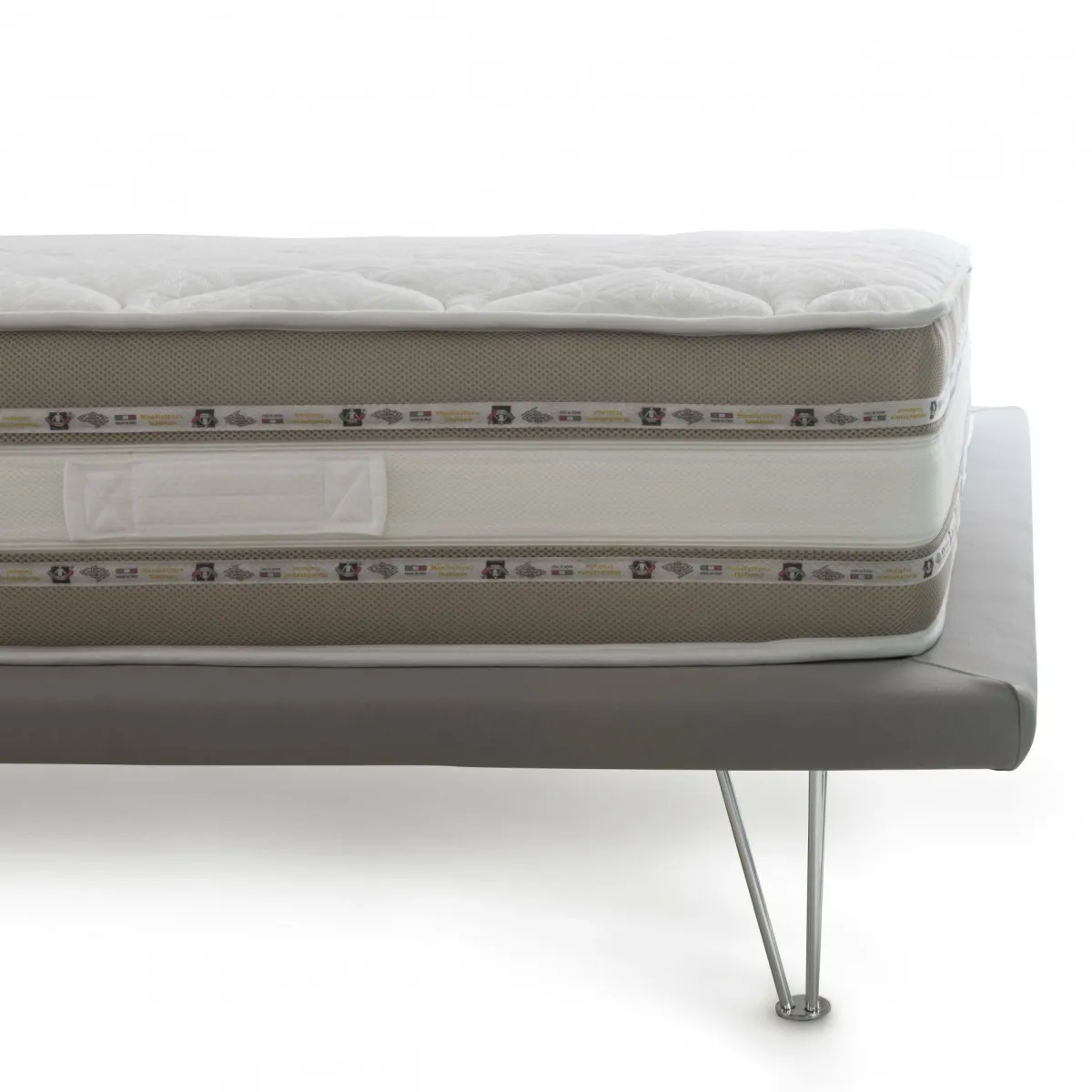 Materassi|Materassi Piazza E Mezza > Dmora Materasso ergonomico piazza e mezza 120x200 in Memory Foam sfoderabile - Artemio Bianco