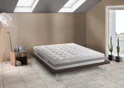 Materassi|Materassi Piazza E Mezza > Dmora Materasso indeformabile piazza e mezza 120x190 in Memory Foam sfoderabile - Avanti Bianco