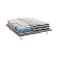 Materasso ipoallergenico piazza e mezza 120x190 in Memory Foam sfoderabile - Cesarina
