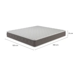 Materasso ortopedico piazza e mezza 120x190 in Memory Foam - Zaffiro