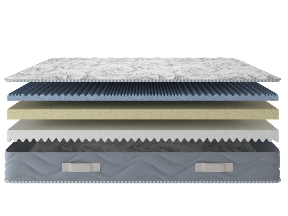 Materassi|Materassi Matrimoniali > Dmora Materasso postura naturale matrimoniale 160x200 in Memory Foam - North Bianco