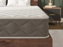 Materassi|Materassi Matrimoniali > Dmora Materasso rilassamento continuo matrimoniale 160x190 in Memory Foam - Allik Bianco