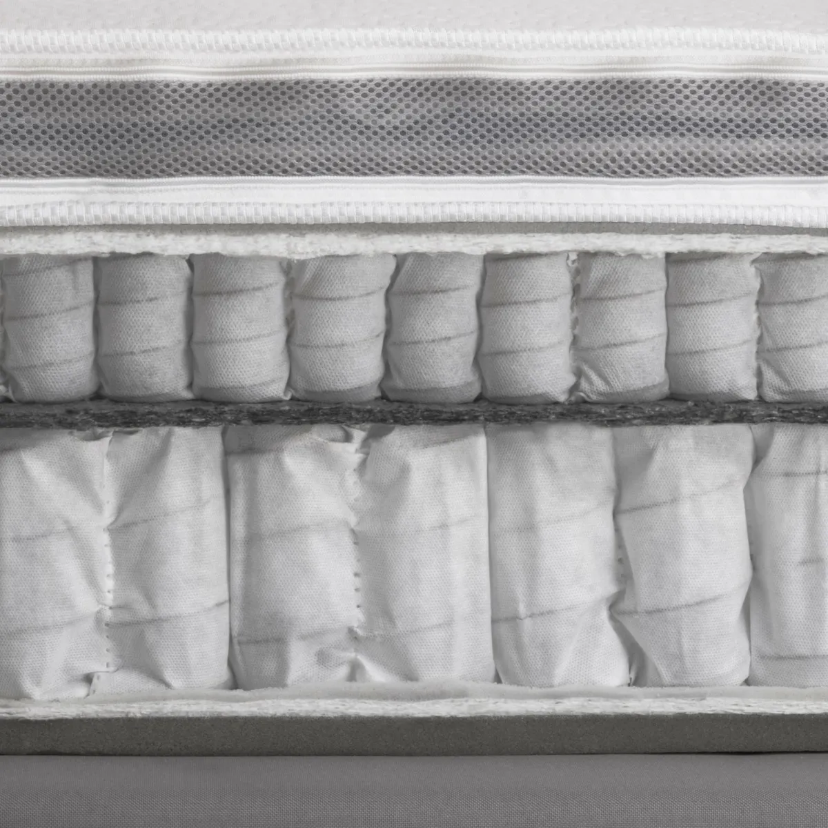 Materassi|Materassi Singoli > Dmora Materasso rivestimento morbido singolo 80x190 in Memory Foam sfoderabile - Agliana Azzurro, Grigio