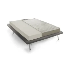 Materassi|Materassi Singoli > Dmora Materasso sensazione accogliente singolo 80x190 in Memory Foam sfoderabile - Akima Azzurro, Grigio