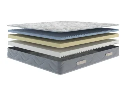 Materassi|Materassi Piazza E Mezza > Dmora Materasso sfoderabile piazza e mezza 120x200 in Memory Foam - Jin Bianco