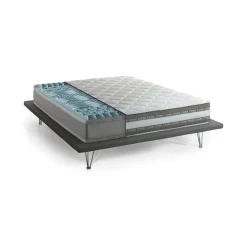 Materasso sicurezza notturna matrimoniale 180x200 in Memory Foam sfoderabile - Amos