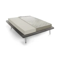 Materassi|Materassi Piazza E Mezza > Dmora Materasso stabile piazza e mezza 120x190 in Memory Foam sfoderabile - Any Azzurro, Grigio
