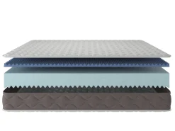 Materassi|Materassi Matrimoniali > Dmora Materasso supporto efficace matrimoniale 180x200 in Memory Foam - Allik Bianco