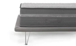 Materassi|Materassi Piazza E Mezza > Dmora Materasso traspirante piazza e mezza 120x190 in Memory Foam sfoderabile - Arial Grigio