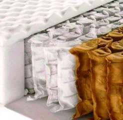 Materassi|Materassi Piazza E Mezza > Dmora Materasso ventilato piazza e mezza 120x190 in Memory Foam sfoderabile - Alona Bianco