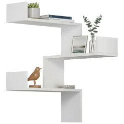 Mensola ad angolo 60x60cm bianca - Edna