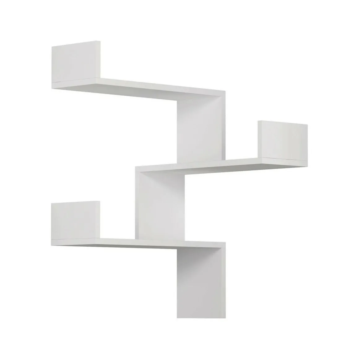 Mensola ad angolo 60x60cm bianca - Edna