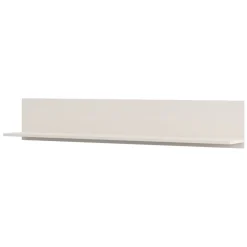 Mensole > Dmora Mensola un Ripiano Sfumatura Colore Struttura Crema 138x20x24h cm, - Rasun Bianco Crema