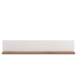 Mensole > Dmora Mensola Bianco Marrone Noce un Ripiano 120x19.5x24h cm, Portata Ripiani 5 - Bellini Marrone Noce, Bianco