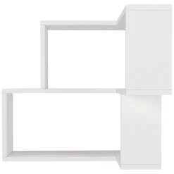 Mensola Bianco 2 Ripiani Angolare 45x15x55h cm, - Omignano