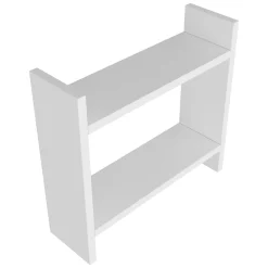 Mensole > Dmora Mensola 2 Ripiani 34x10x30h cm, - Morfasso Bianco