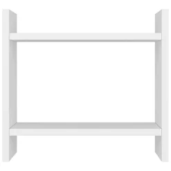 Mensole > Dmora Mensola 2 Ripiani 34x10x30h cm, - Morfasso Bianco