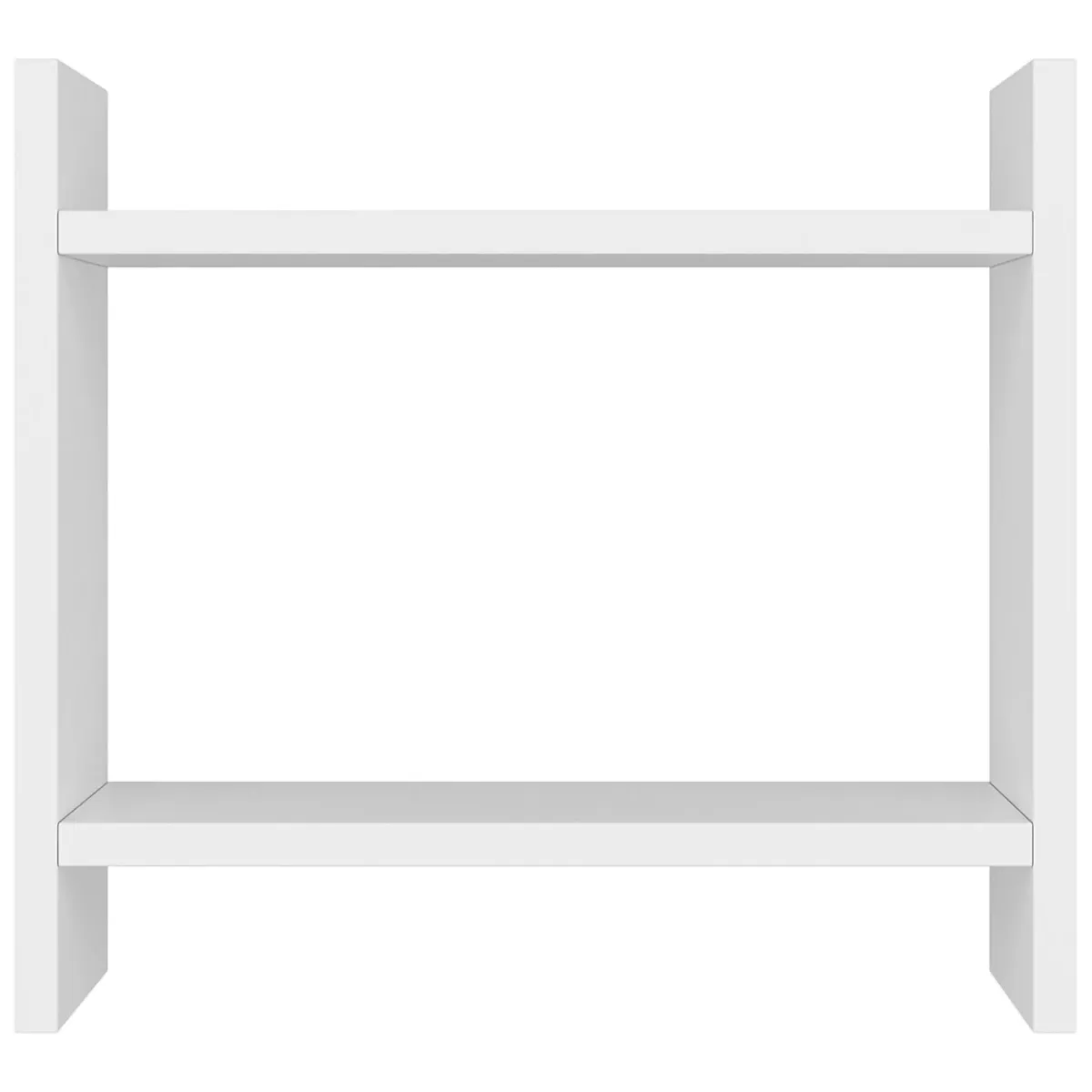 Mensole > Dmora Mensola 2 Ripiani 34x10x30h cm, - Morfasso Bianco