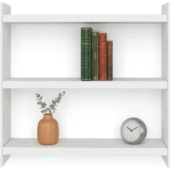 Mensola Bianco 2 Ripiani 44x10x40h cm, - Rizza