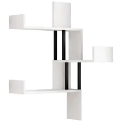 Mensole > Dmora Mensola 3 Ripiani 105x20x60h cm, - Donigala Bianco