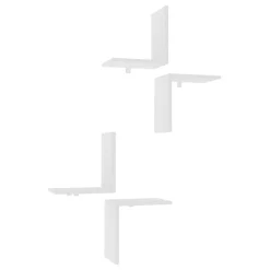 Mensola Bianco 4 Ripiani 28x20x32h cm, - Modug