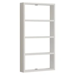 Mensole > Dmora Mensola 4 Ripiani 43x9x80h cm, - Cervasca Bianco