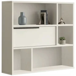 Mensola Bianco 5 Ripiani 90x22x81h cm, - Coeli