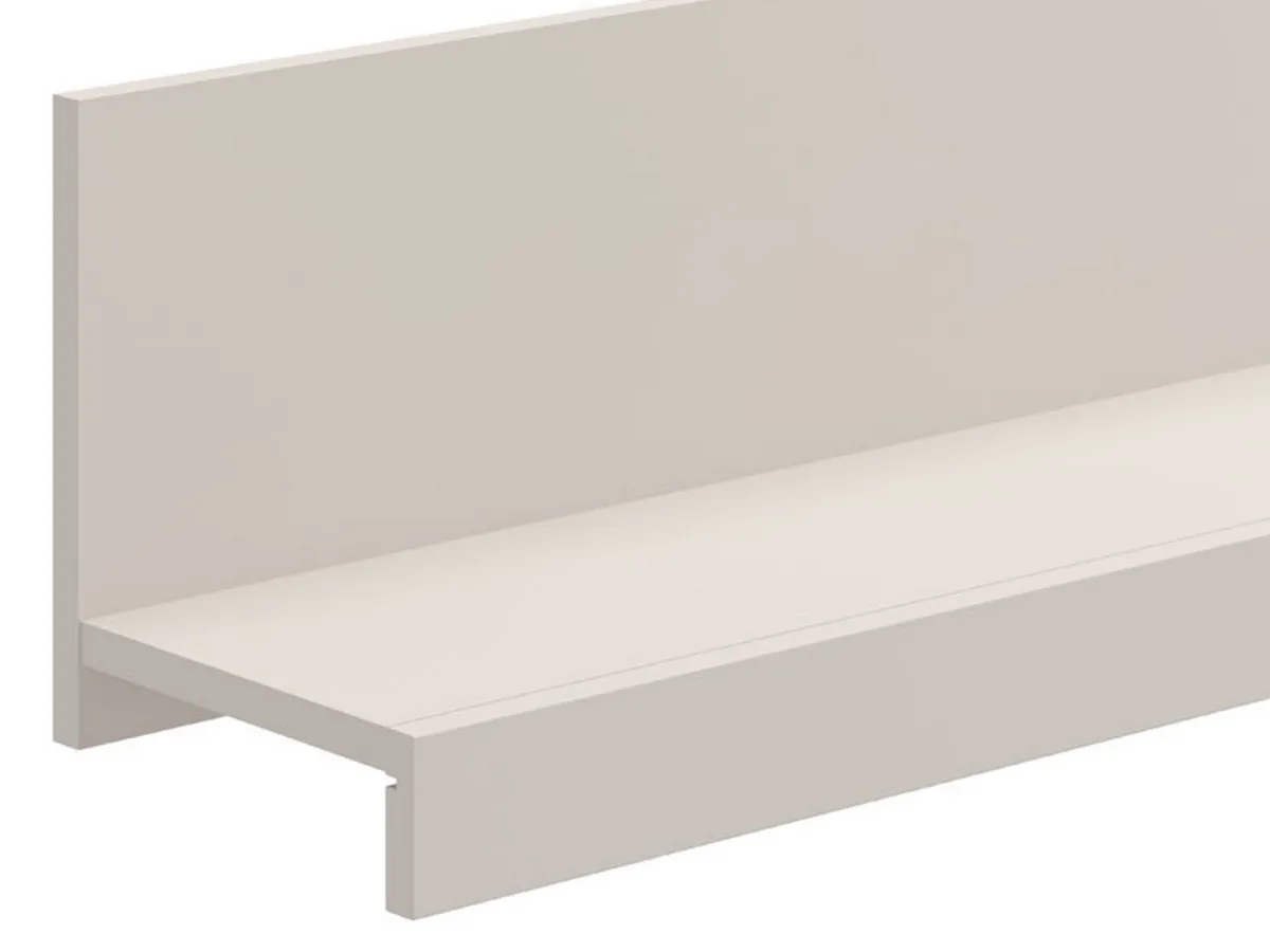 Mensole > Dmora Mensola un Ripiano 137.5x19.5x24h cm, Portata Ripiani 5 - Vazzano Bianco