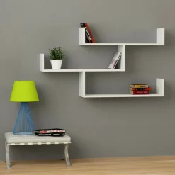 Mensole > Dmora Mensola da parete 23x119cm bianca - Sadachbia Bianco