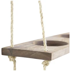 Mensola Marrone Fatto a Mano, in Legno di Abete Marrone 3 Ripiani Fatto a Mano, in Legno di Abete 60x1x13h cm, - Orsago