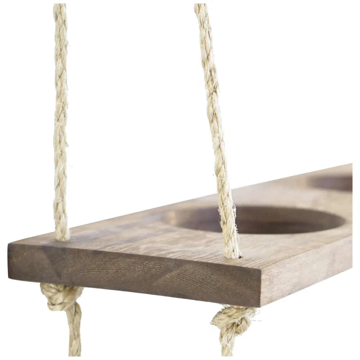 Mensola Marrone Fatto a Mano, in Legno di Abete Marrone 3 Ripiani Fatto a Mano, in Legno di Abete 60x1x13h cm, - Orsago